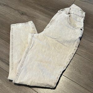LEE Riveted Vintage 80’s Tan Khaki Mom Jeans Size 10 Med.